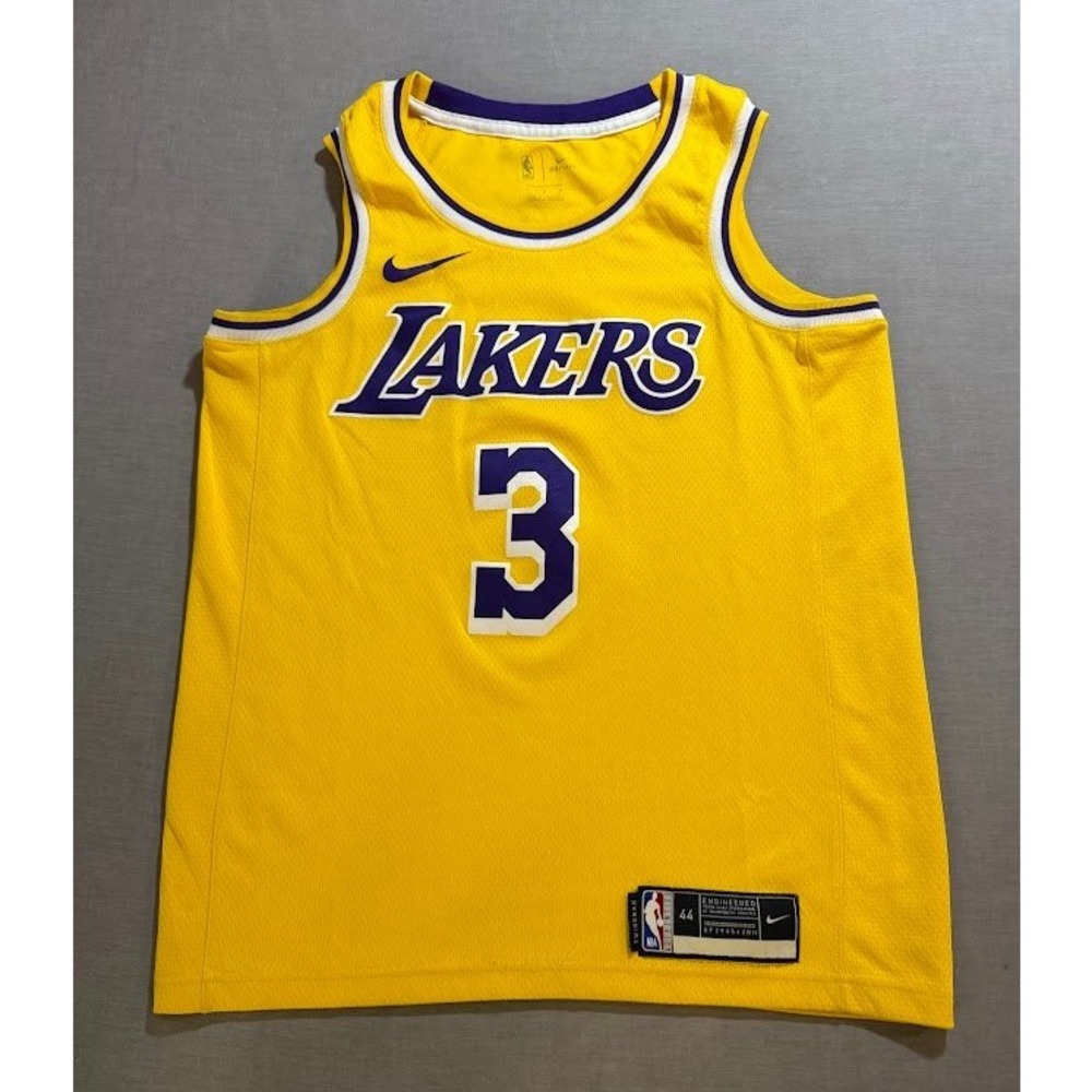 Los Angeles Lakers Anthony‎ Davis #3 Basketball Jersey Nike Swingman Size 44